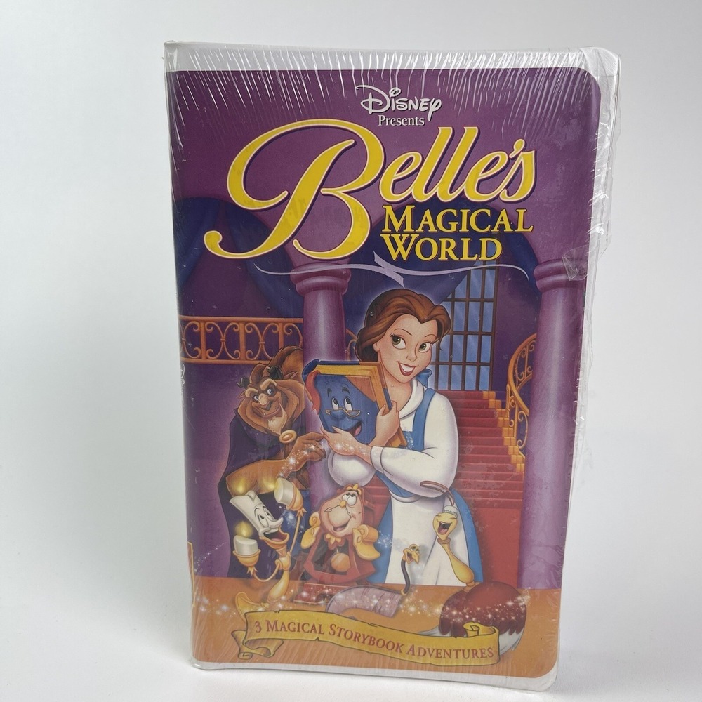 Disney‎ Presents Belles Magical World 3 Magical Stories Adventures VHS 1998